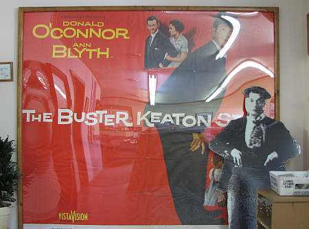 The Buster Keaton Story poster at the Buster Keaton Museum