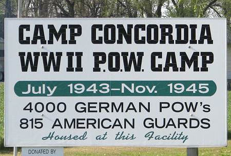 Camp Concordia POW Camp - Concordia, Kansas