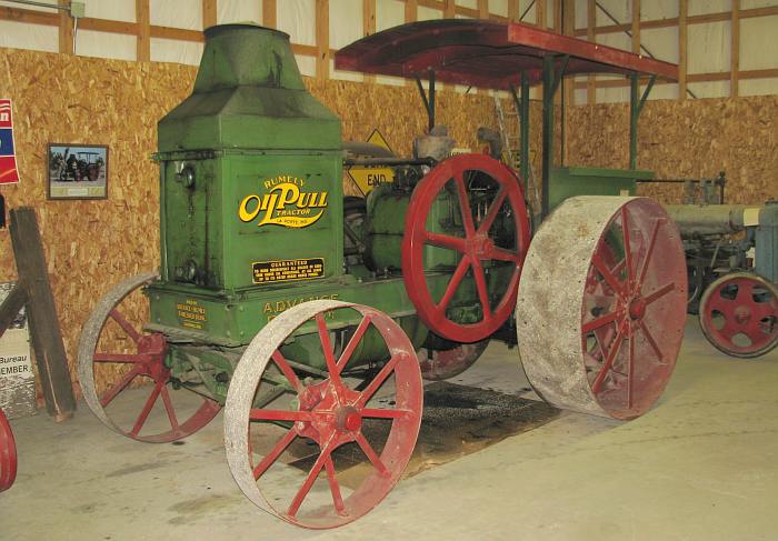 1916 Tumley oil pull tractor - Benson Museum in Howard, Kansas