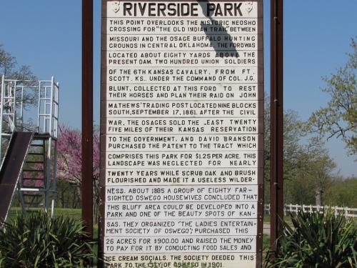 Riverside Park - Oswego, Kansas