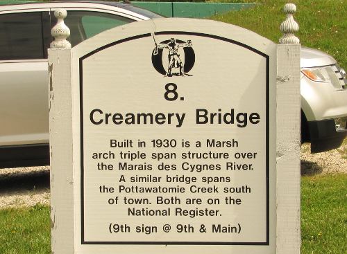 Creamery Bridge and Osawatomie Dam - Osawatomie, Kansas