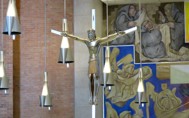 Double Crucifix in St. Benedict's Abbey Church