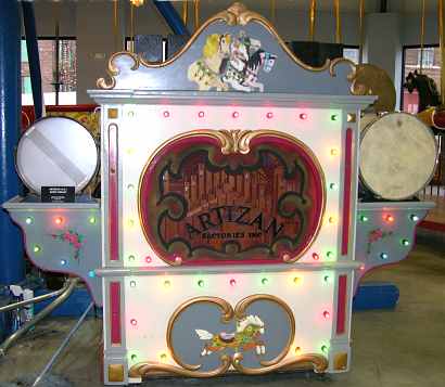 Artizan A-X-1 band organ at Parker Carousel Museum
