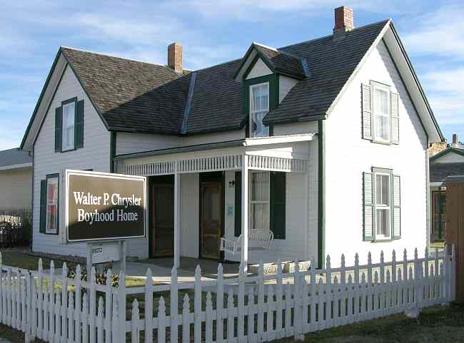 Walter P. Chrysler home - Ellis, Kansas