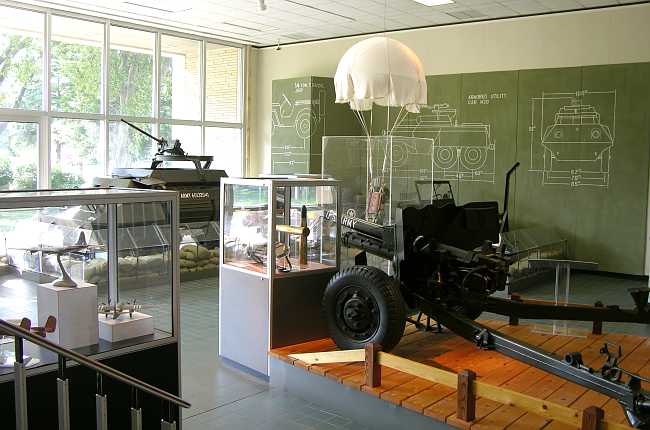 Military Gallery in Eisenhower Presidential Museum