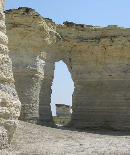 Chalk Pyramids and Monument Rocks