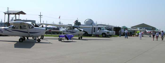 aircraft on display at When Pigs Fly - McPherson, Kansas