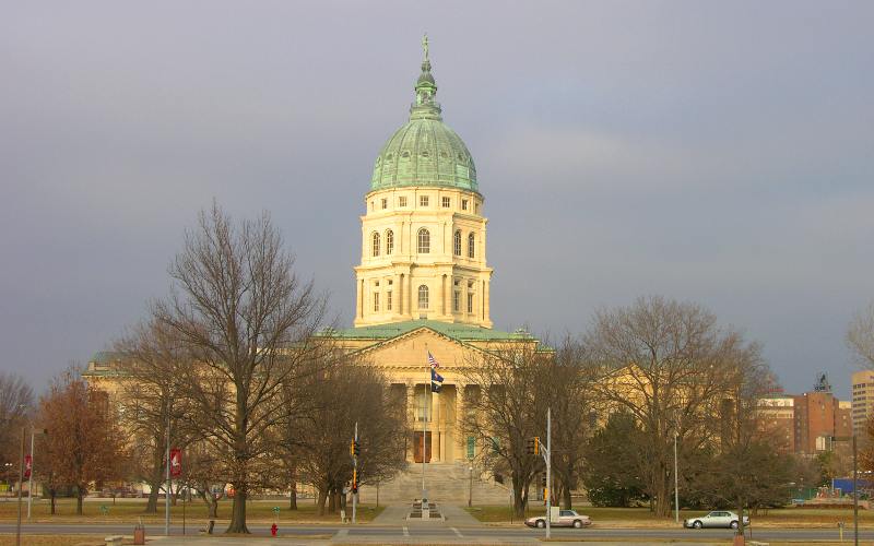 Kansas State Capitol building in 2005 - Topeka