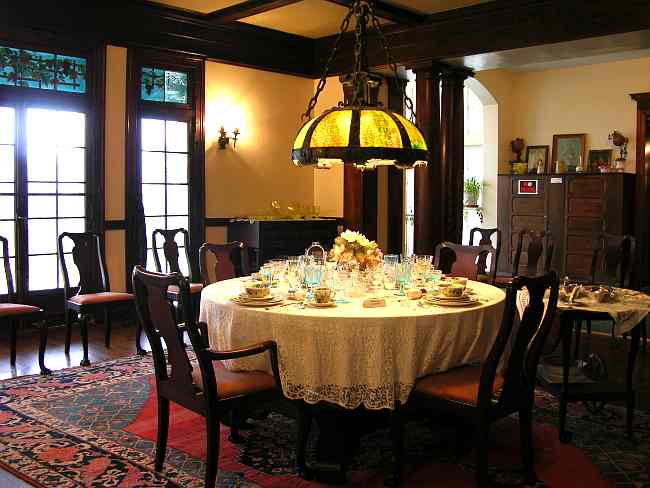 Dining Room in Brown Mansion