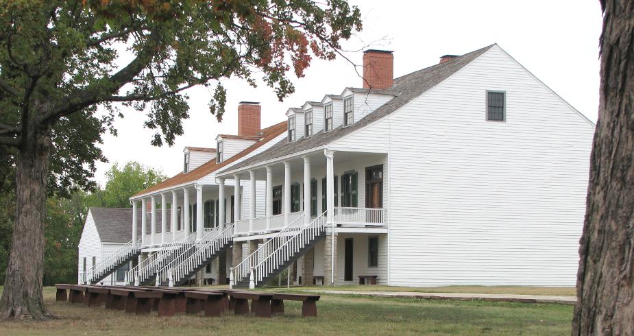 Fort Scott Post Headquarters and officers quarters