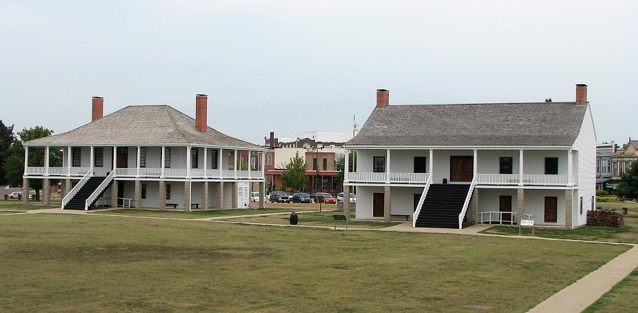 Fort Scott hospital and infantry barracks at Fort Scott National Historic Site