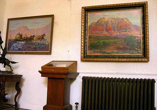 art exhibit in the Independence Historical Museum