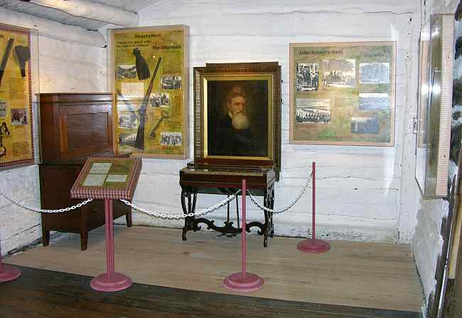 Adair cabin in the John Brown Museum