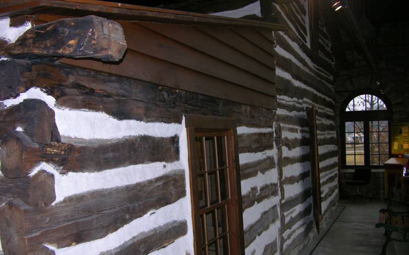 John Brown Cabin wall