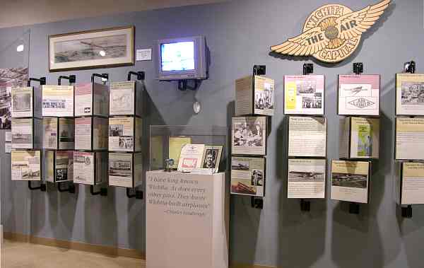 Wichita Air Capital exhibit at Wichita-Sedgwick County Historical Museum