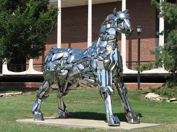 Grandfather's Horse sculpture - Wichita, Kansas