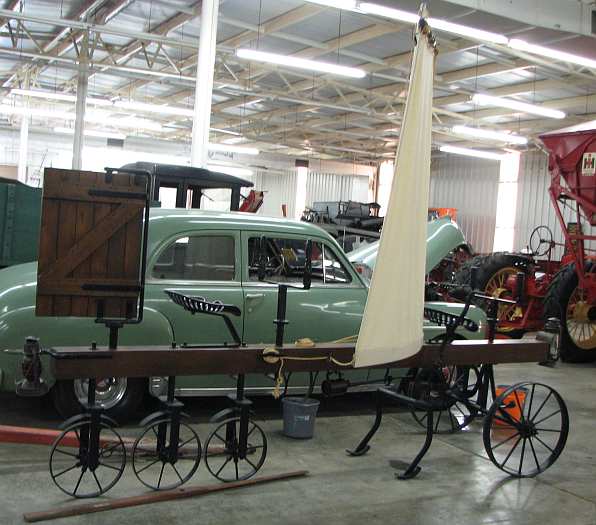 Prairie Wind Traveler - replica wind wagon