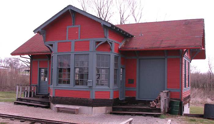 1887 railroad depot at National Agricultural Center and Hall of Fame
