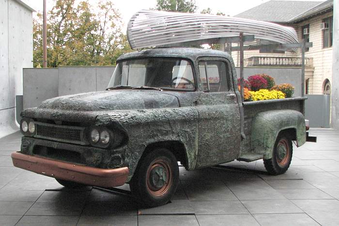 Copper Truck by Elliott Pujol at Beach Museum of Art