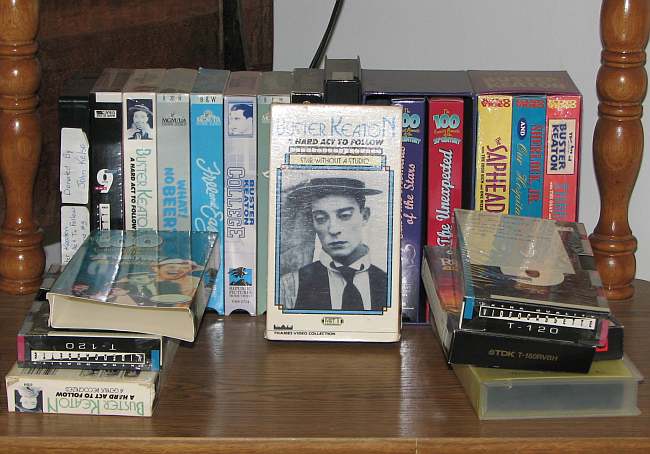 Buster Keaton videotapes