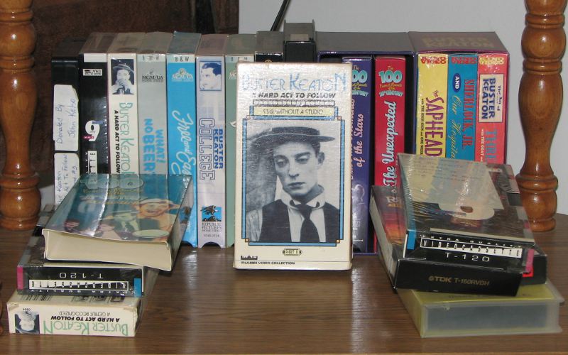 Buster Keaton videotapes