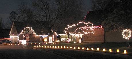 Christmas Card Lane - Olathe, Kansas