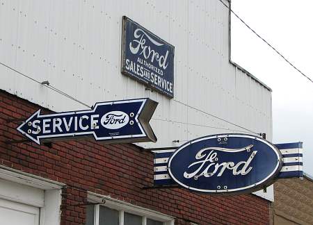Vintage Ford Motor Company Metal Tin Sign – 16x12.5 – Detroit – Reproduction