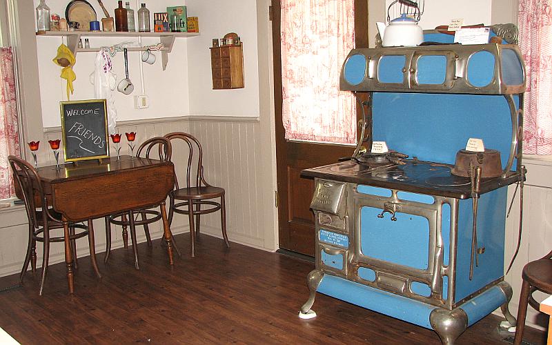 Kitchen at the Harvey House Museum