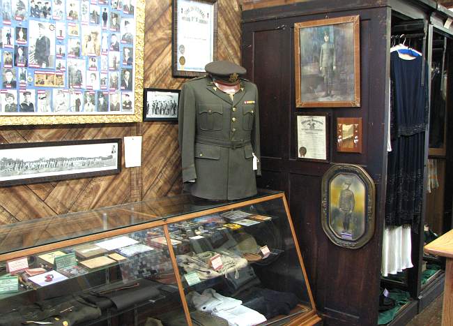 Rush County Historical Museum displays