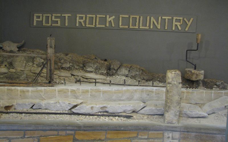 Reproduction of a post rock quarry - Post Rock Museum