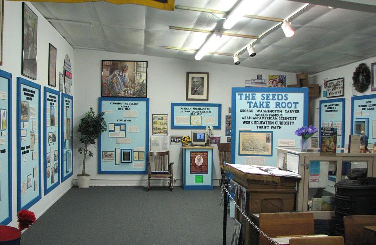 Ottawa County Museum George Washington Carver display.