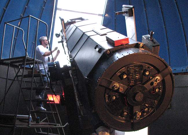 30 inch reflecting telescope at Powell Observatory