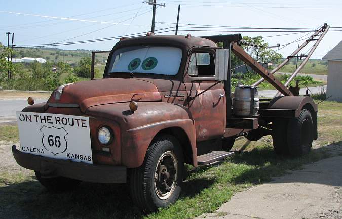 Tow Mater wrecker from Radiator Springs - Tow Tater boom truck