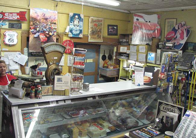 Deli counter at Eisler Bros. Old Riverton Store