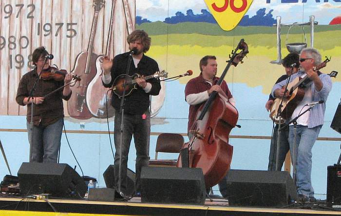 Cadillac Sky on Stage 1 at Walnut Valley Festival in Winfield, Kansas