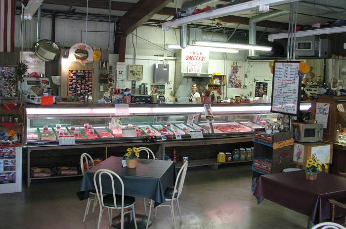 Kroegers Country Meats counter