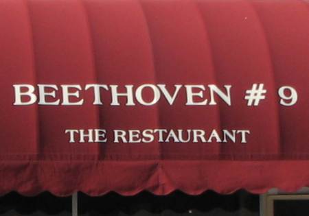 Beethoven #9, the restaurant