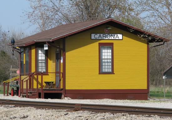 Carona Depot and Railroad Museum - Scammon, Kansas