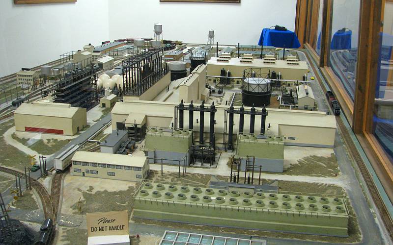 pencer Chemical Company Jayhawks Works scale model