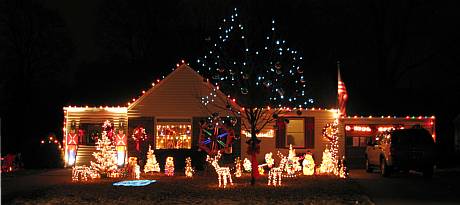Lowell Avenue Christmas Display - Overland Park, Kansas