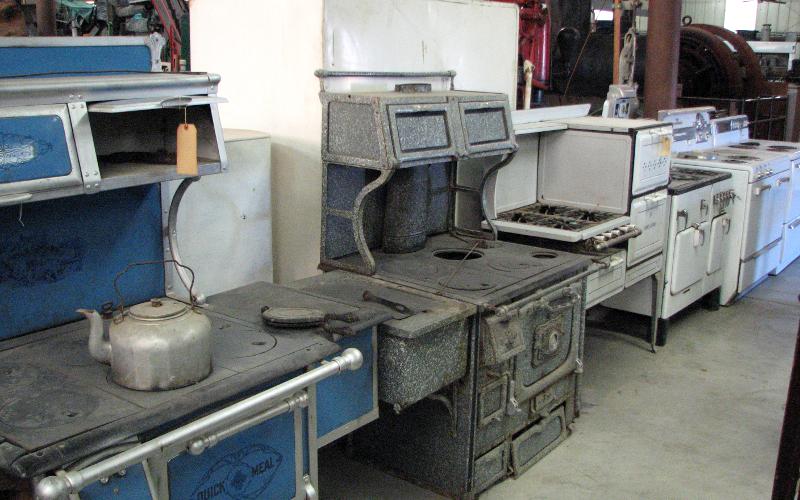 Yesteryear Museum kitchen appliances