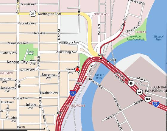 St. John the Baptist Church Kansas City Map