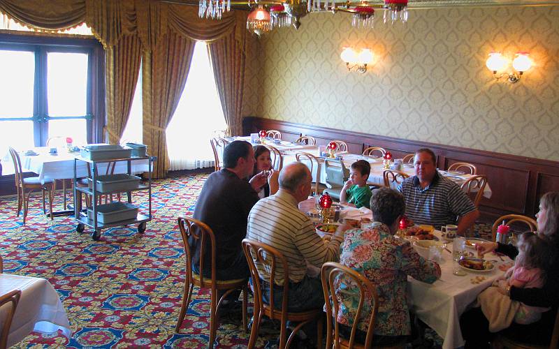 Brookville Hotel dining room - Abilene, Kansas
