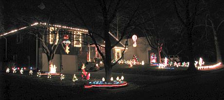 Haskins Street Chrsitmas light Display - Lenexa, Kansas