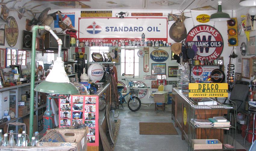 The Oil Pump showroom - Marquette, Kansas