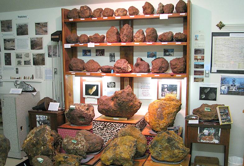 Brenham Meteorite fragments - Greensburg, Kansas