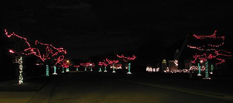Nottingham by the Green Christmas lights - Overland Park, Kansas