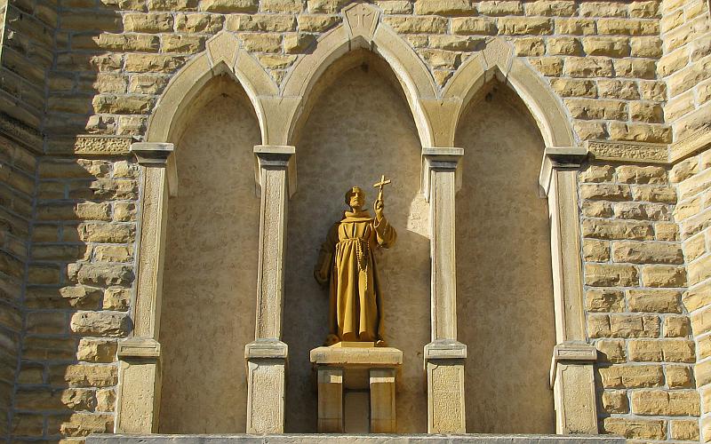 St Francis of Assisi statue - Munjor, Kansas Catholic Church