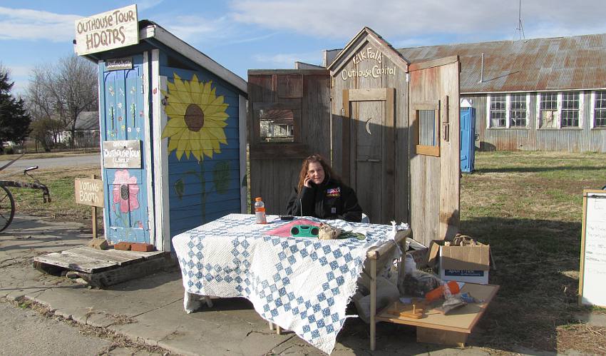 Outhouse Tour Headquarters - Elk Falls, Kansas