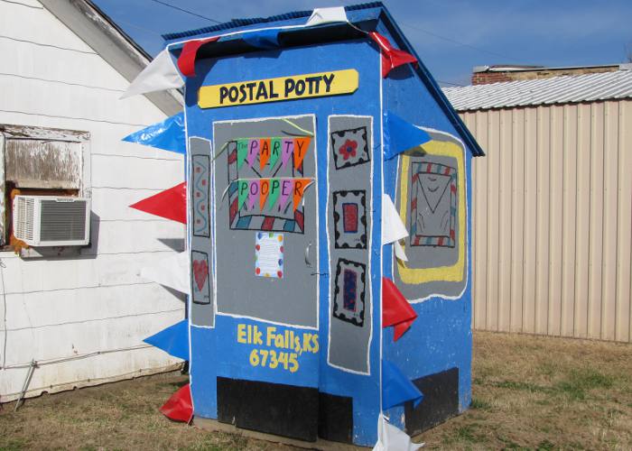 Postal Potty - Post office outhouse